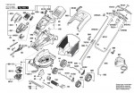 Bosch 3 600 H81 671 ROTAK 34 LI (ERGOFLEX) Lawnmower Spare Parts